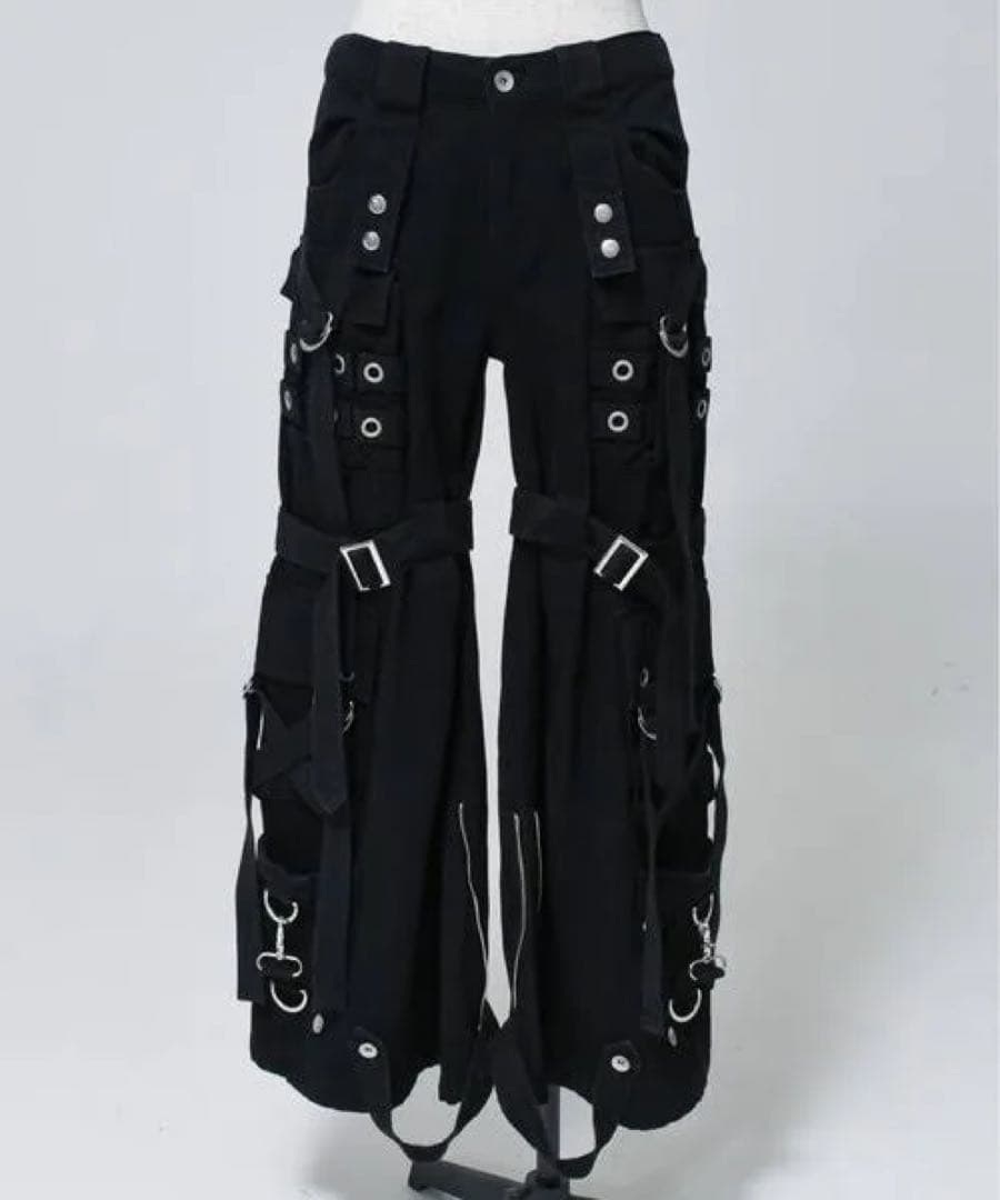 REFLEM カーゴパンツ 黒 地雷