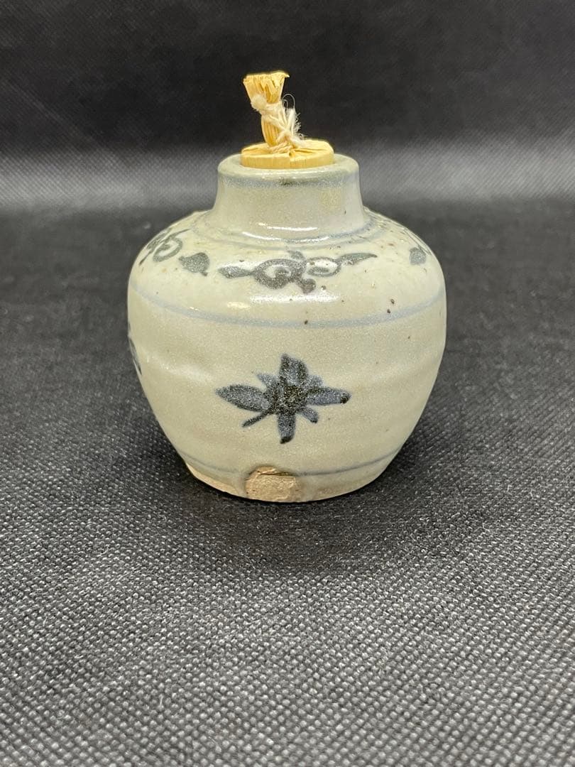 【茶道具】 安南　振り出し　合箱　中国陶磁器