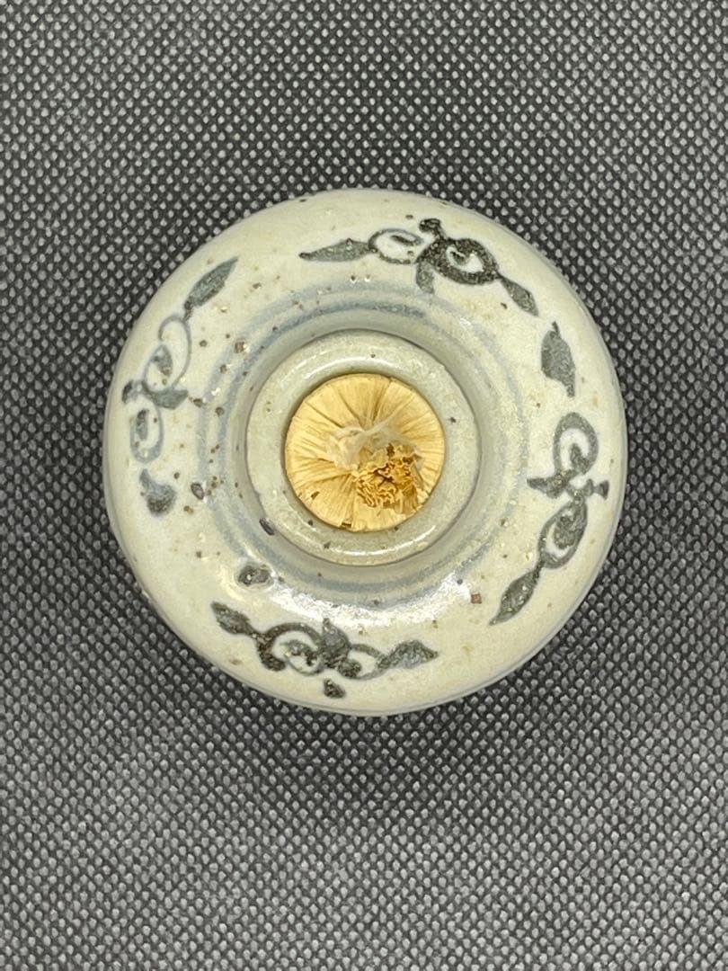 【茶道具】 安南　振り出し　合箱　中国陶磁器