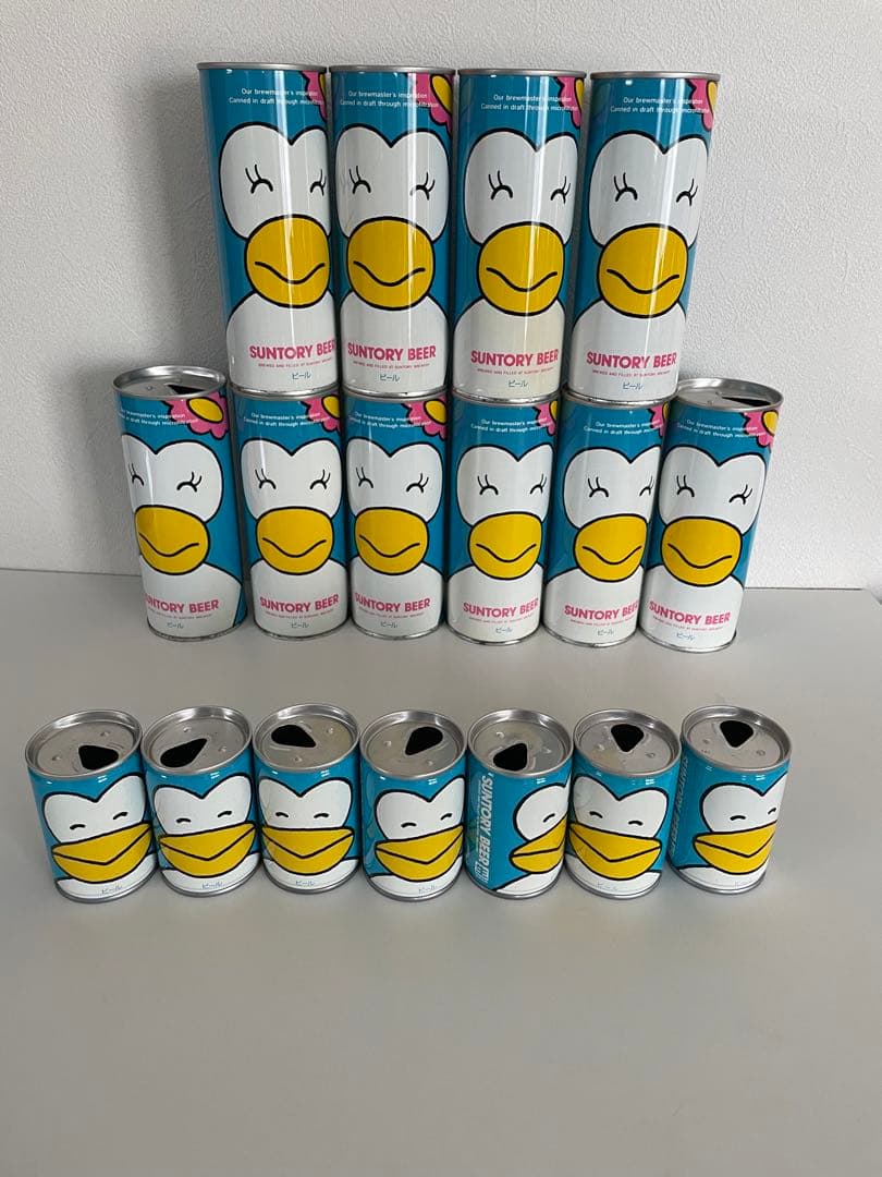昭和レトロ　サントリー ペンギン　空き缶　17本セット