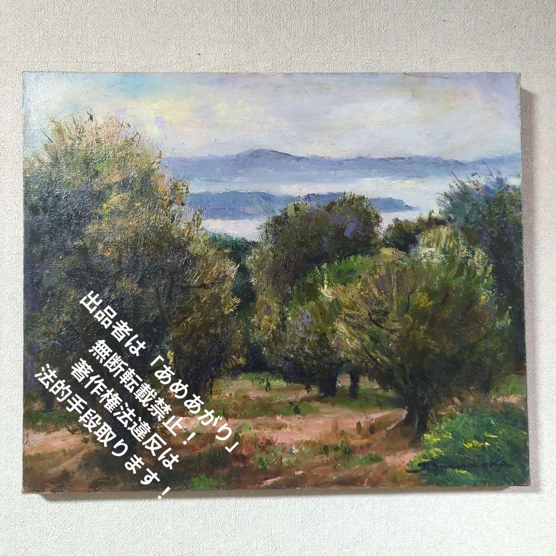 F8号油彩画（額縁なし)No.69