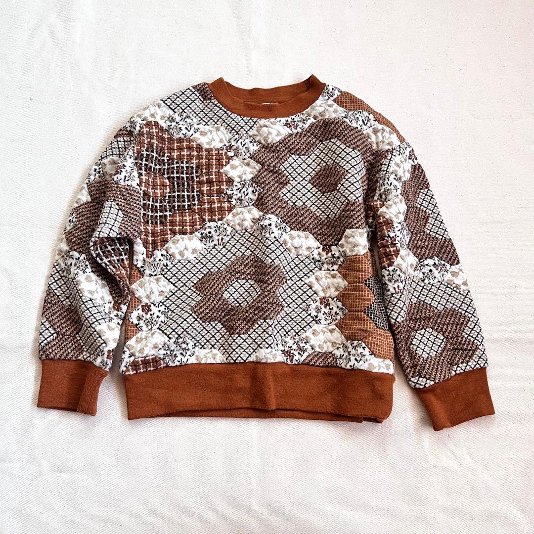 fish&kids パッチワークトレーナー