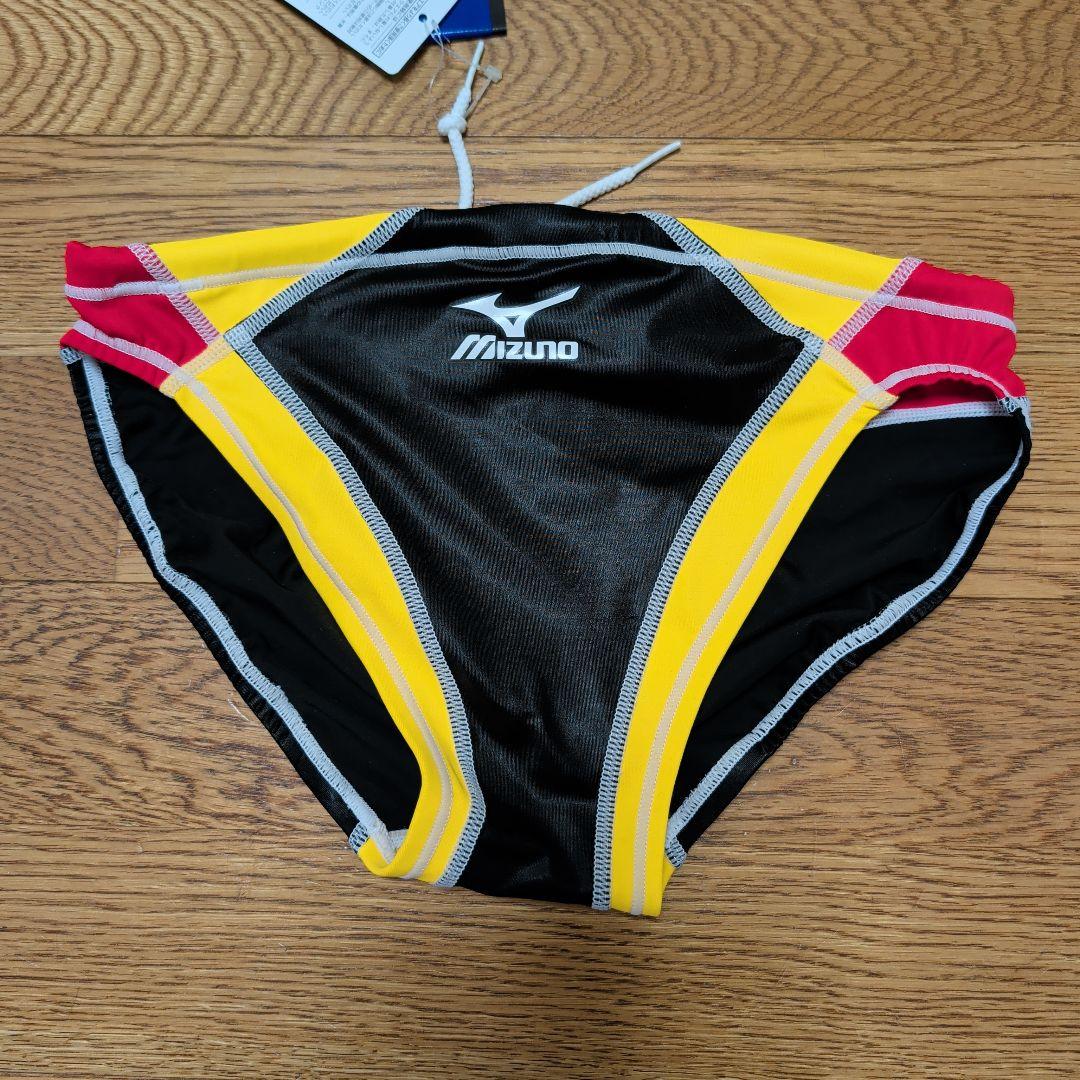 Mizuno 競泳水着 黒/赤/黄