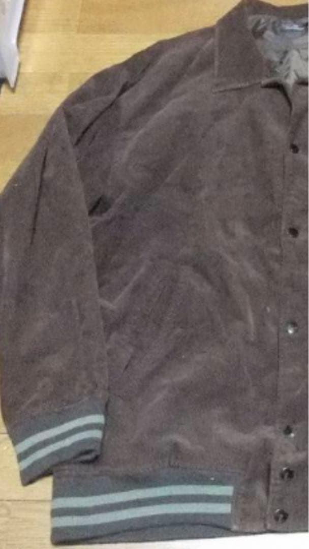 subciety XL サブサエティ ジャケット コーデュロイ ワッペン 茶