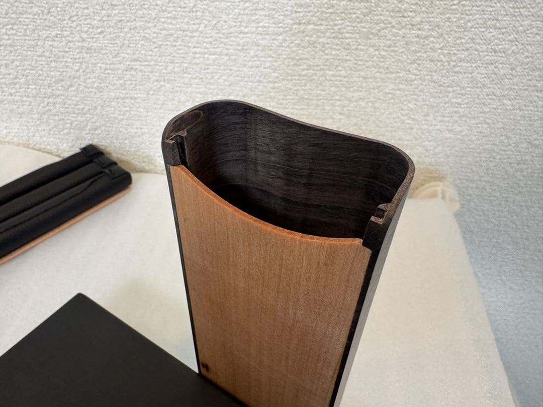 ストーリオ avanwood 万年筆ケース3本挿し 黒染め