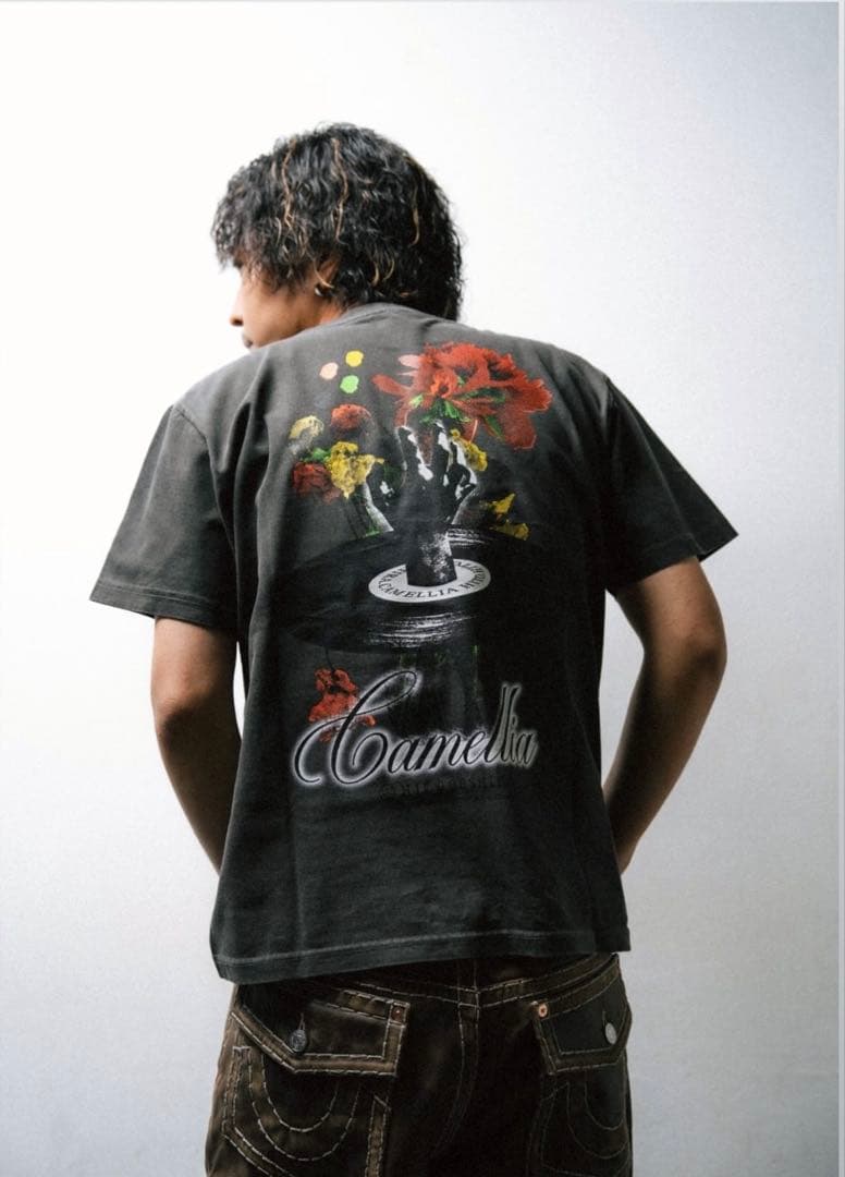 唾奇 武道館 物販Camellia TAO TEE 黒 ブラック tシャツS