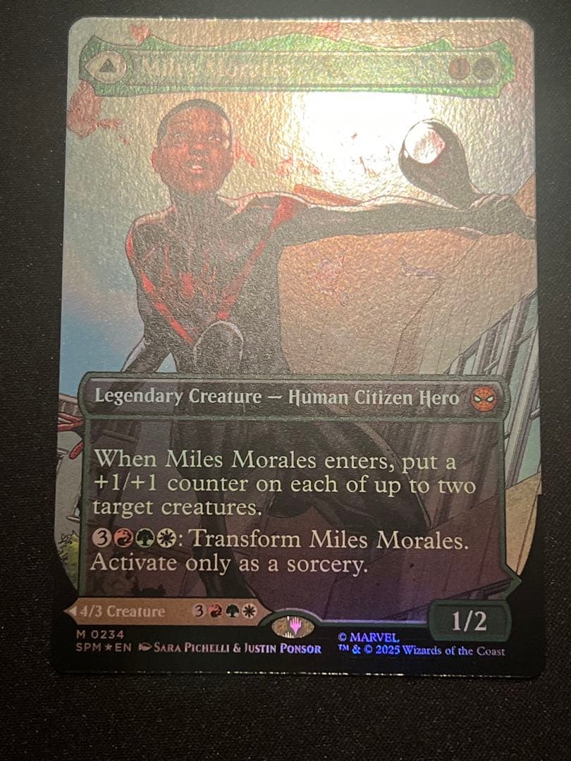 Y*u様 マジック：ザ・ギャザリング マイルズ・モラレス　英語　foil