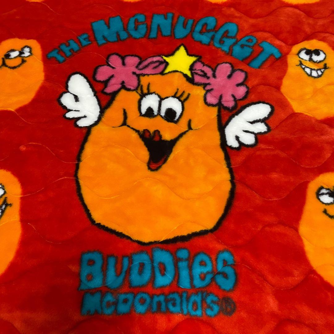 ナゲットバディーズ マクドナルド レトロ レア アメリカン雑貨 カシミロン毛布