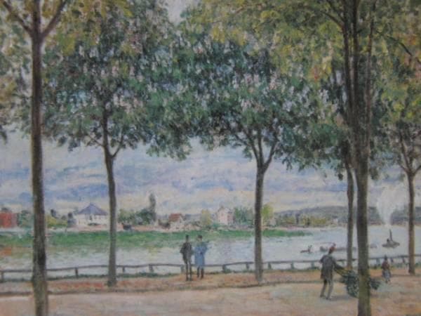 アルフレッド・シスレー、【マロニエの散歩道】、希少画集画