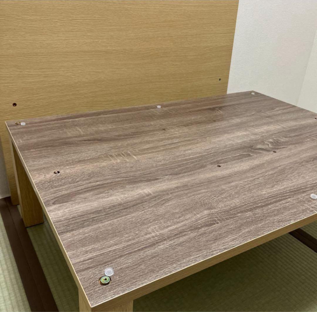 木製シンプルモダンこたつ ナチュラル