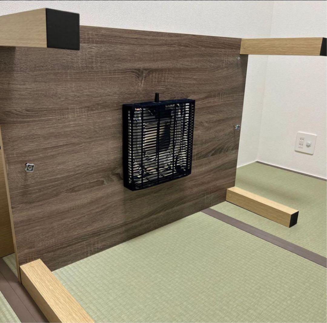 木製シンプルモダンこたつ ナチュラル