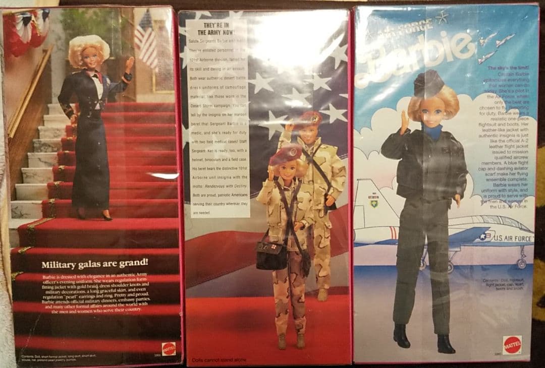 激レア☆バービー Barbie 3体セットにて マテル社