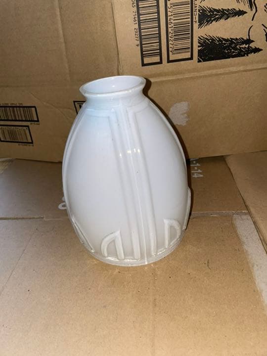 電気傘　ガラスシェード　アンティーク