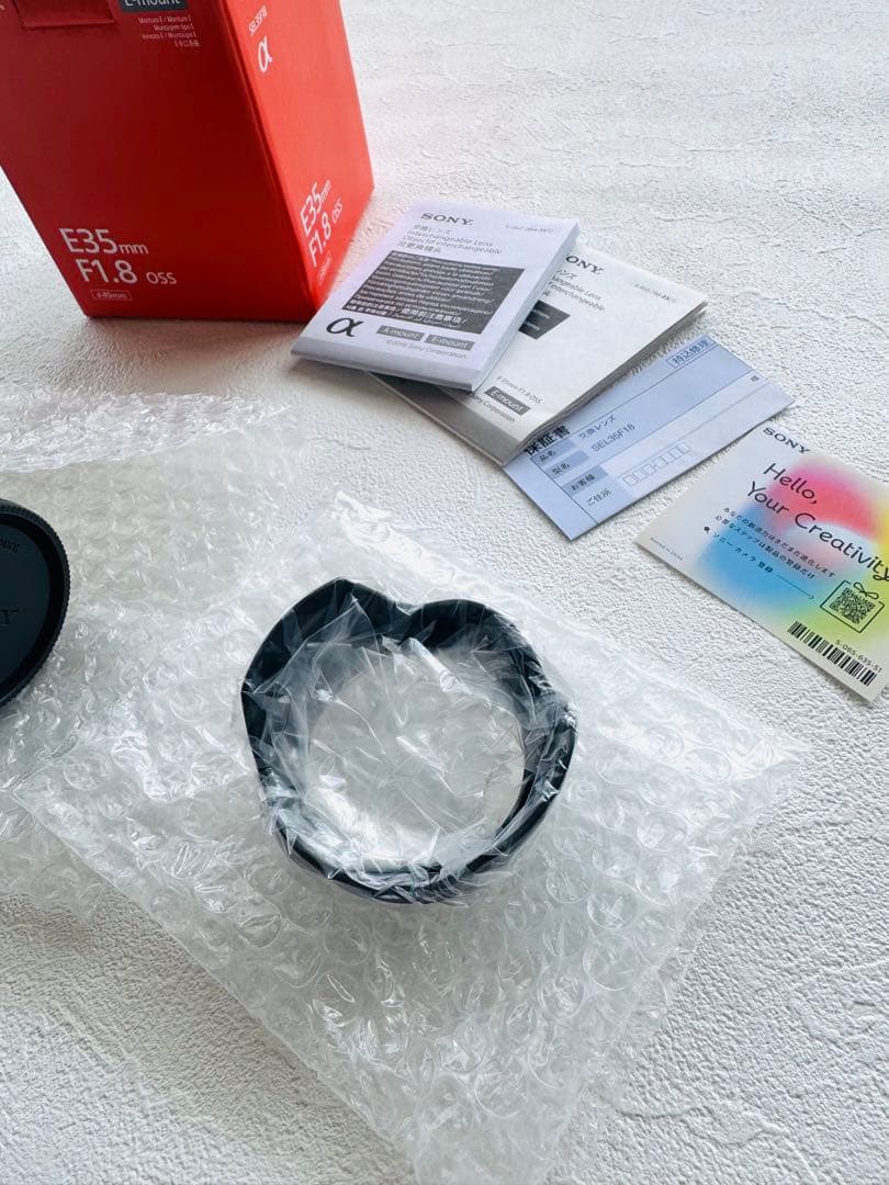 新品未使用 SONY E 35㎜ F1.8 OSS SEL35F18