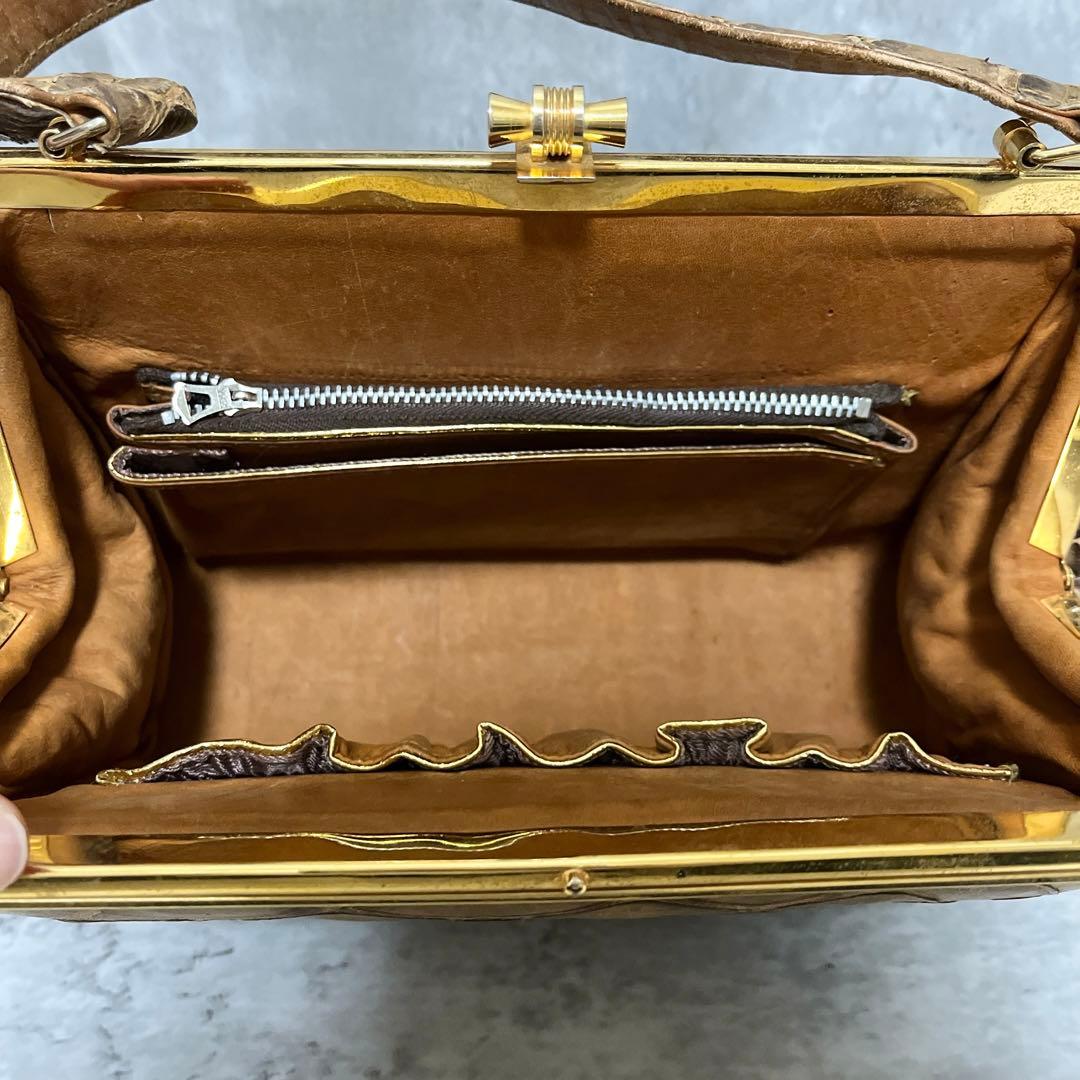 ✨希少✨穿山甲(センザンコウ) ハンドバッグ エキゾチックレザー 高級革 和装