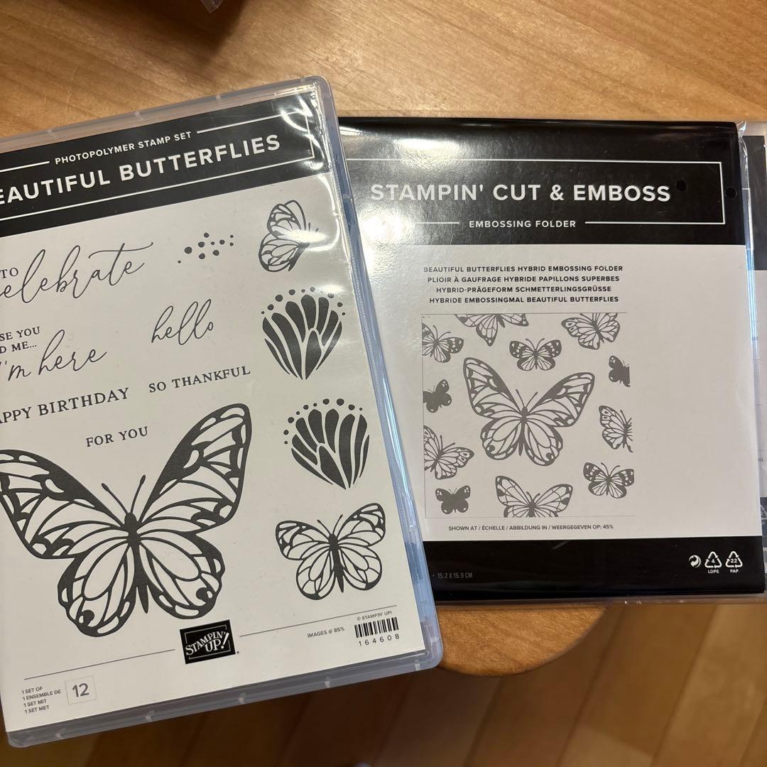 一点限り♡未使用大きな蝶⭐︎Beautiful Butterflies3点セット