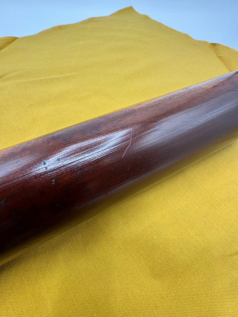 竹芸家　三原哲司　煤竹尺八花入　アンティーク素材