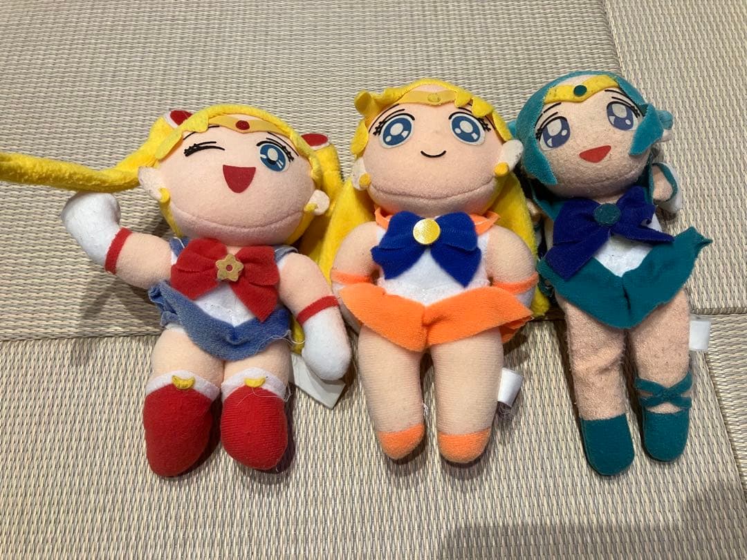 セーラームーン ぬいぐるみ 3体セット　３０年前？激レア