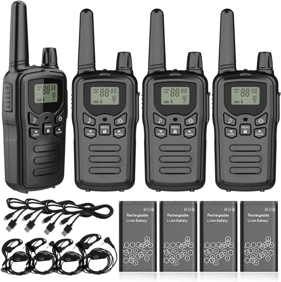 【M2821-130-100】インカム 特定小電力 トランシーバー 4台セット