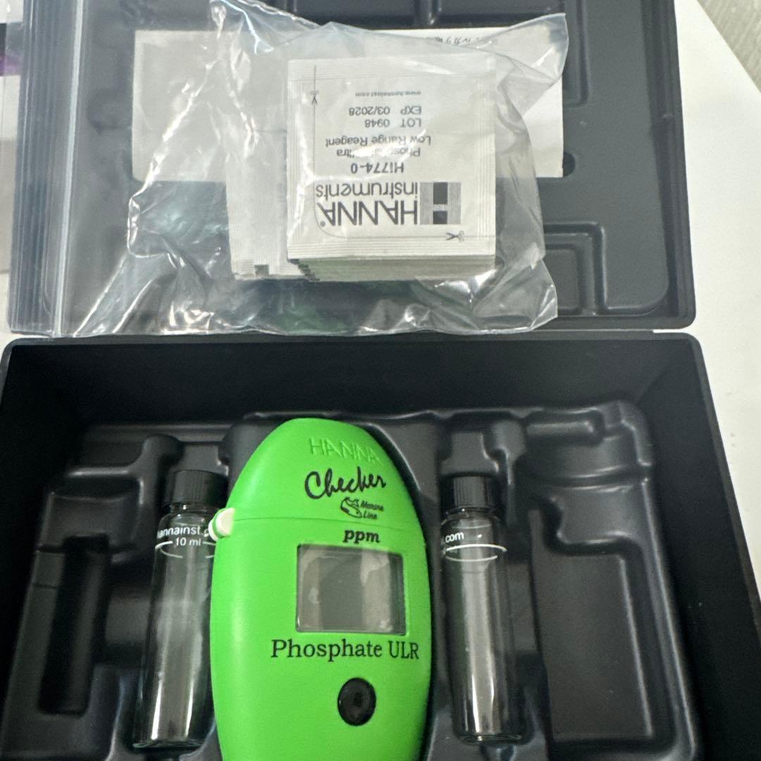 HANNA マリンチェッカー ＜海水用＞超低濃度リン酸塩／HI 774 試薬付き