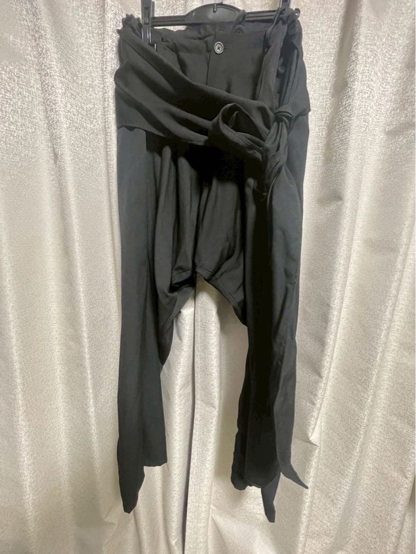 Yohji Yamamoto 23aw 腰巻きドレープパンツ