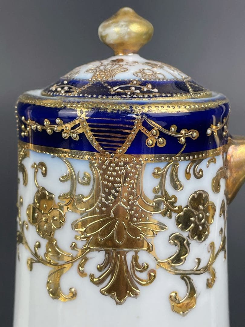 【希少】オールノリタケ デミタスセット ティーポット カップ ソーサー６客セット