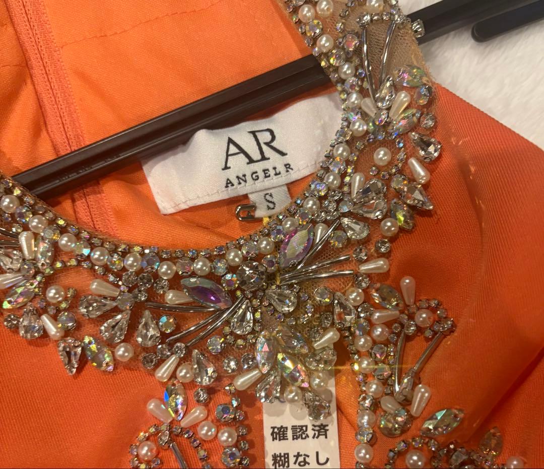 【ほぼ新品】エンジェルアールビジュー 2ピースタイトミニドレス クリーニング済