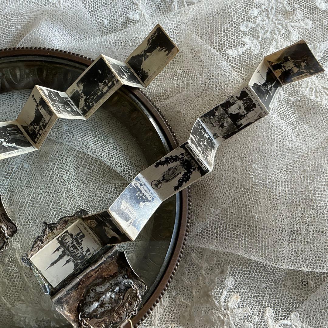 【訳アリ品】フランスアンティーク　ミニチュア　ハンドバッグ　ビスクドール