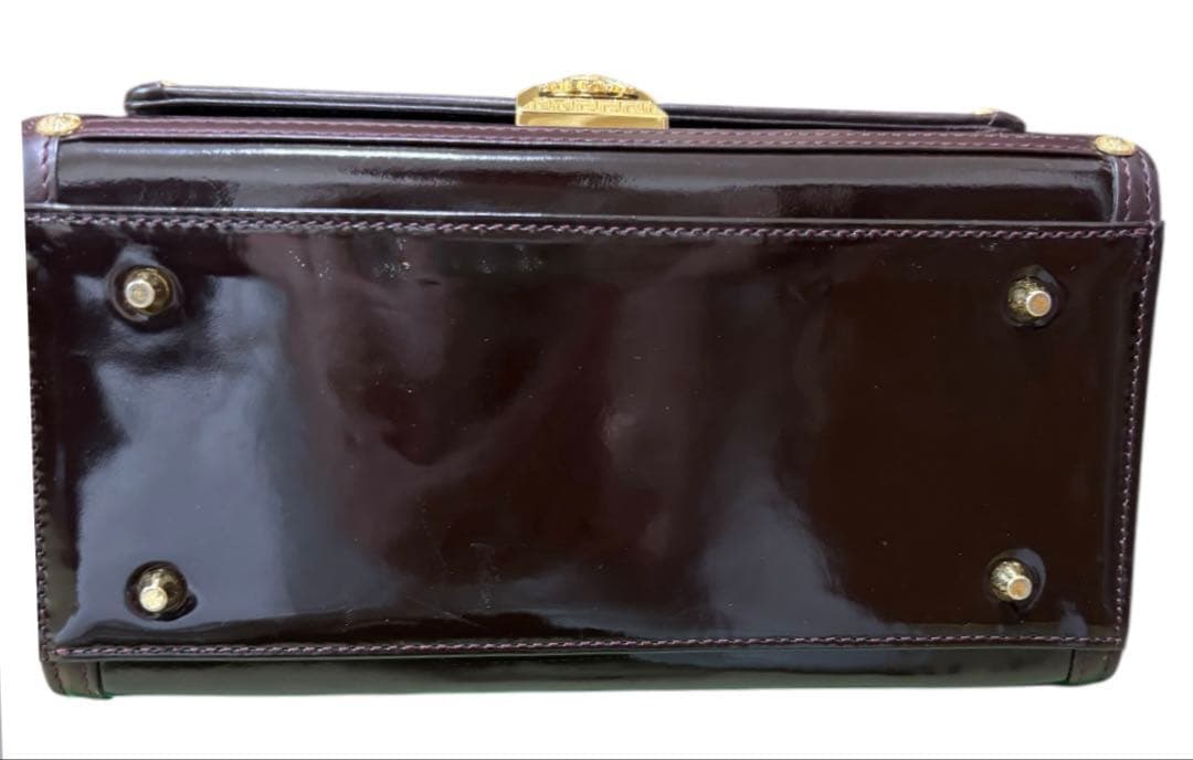 【VERSACE ヴェルサーチ】極希少品！ハンドバッグ サンバーストロゴ 美品！