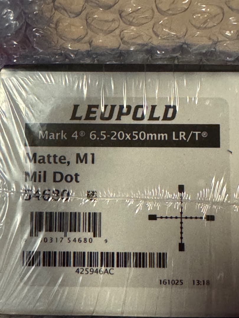 LEUPOLD MARK4 6.5-20×50mm LR/T Matte M1