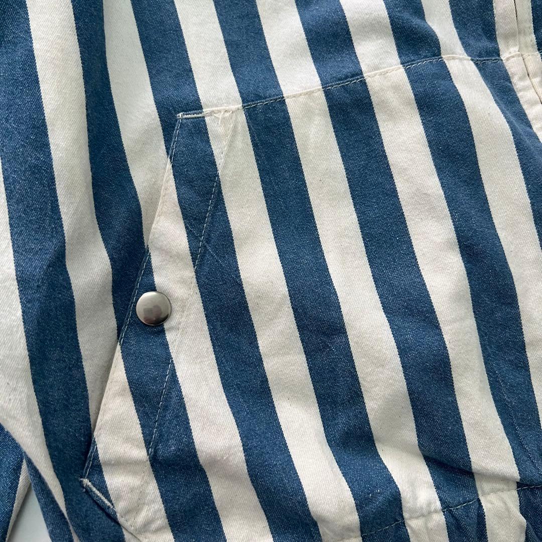 90s S スイングトップ チンスト ラルフ　縦ストライプ　シンガポール製