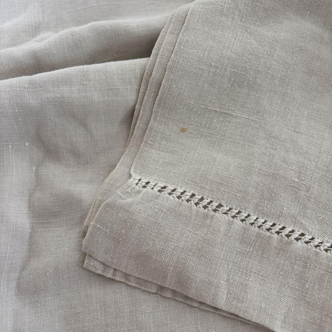 フランス　アンティーク　シーツ