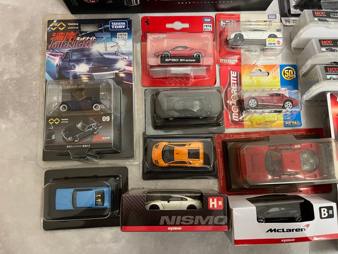 色々なミニカーセット全22個GTRやフェラーリ等　値下げ交渉OK