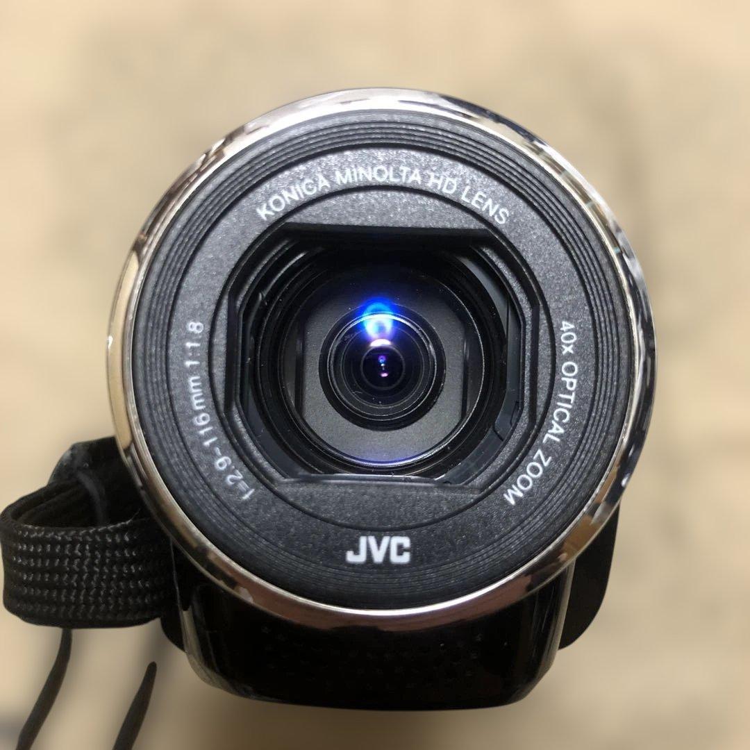 ほぼ新品 JVC Everio GZ-HM33 ブラック ケース付 ビデオカメラ