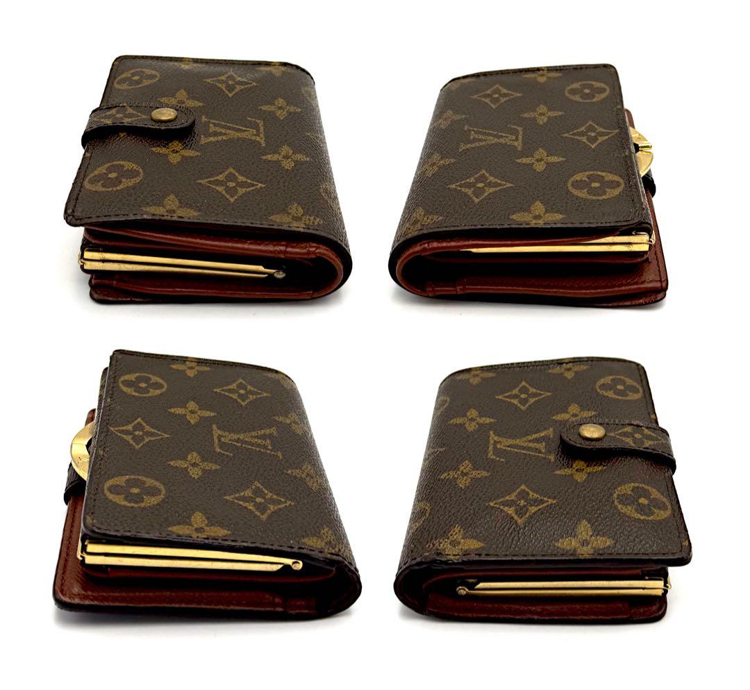 ルイヴィトン ヴィエノワ モノグラム がま口 二つ折り財布