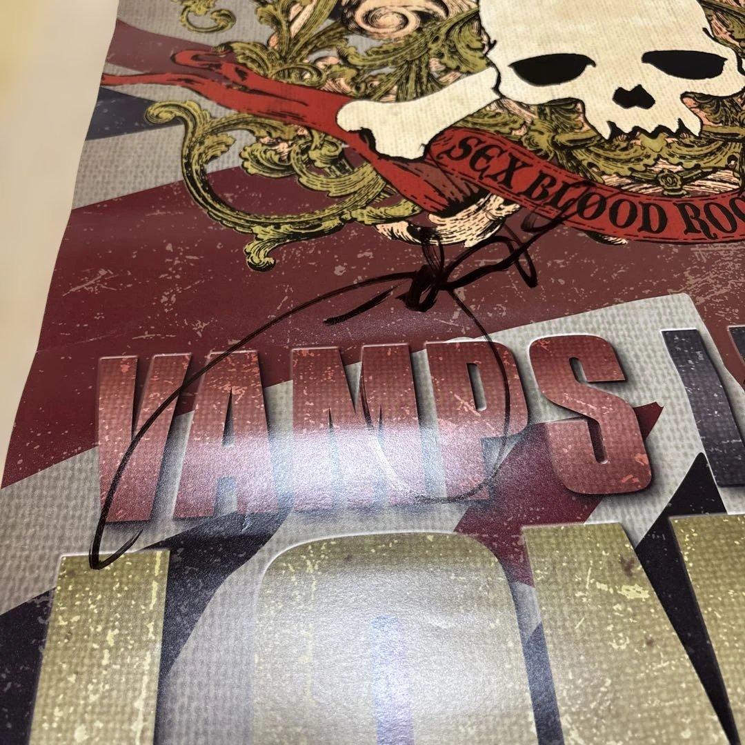 007R！！VAMPS サイン入りポスター