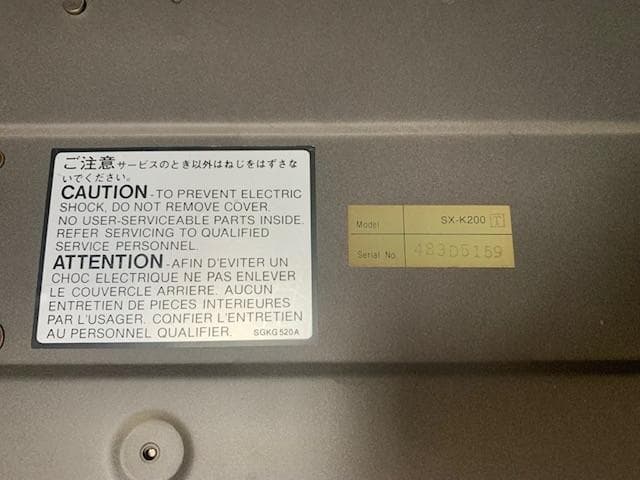 レア品　Technics SX-K200 シンセサイザー