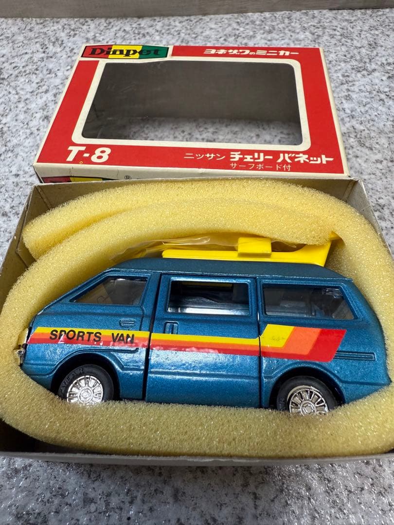 り*ー様 ダイヤペット　No.0159 ニッサンチェリーバネットサーフボード付き