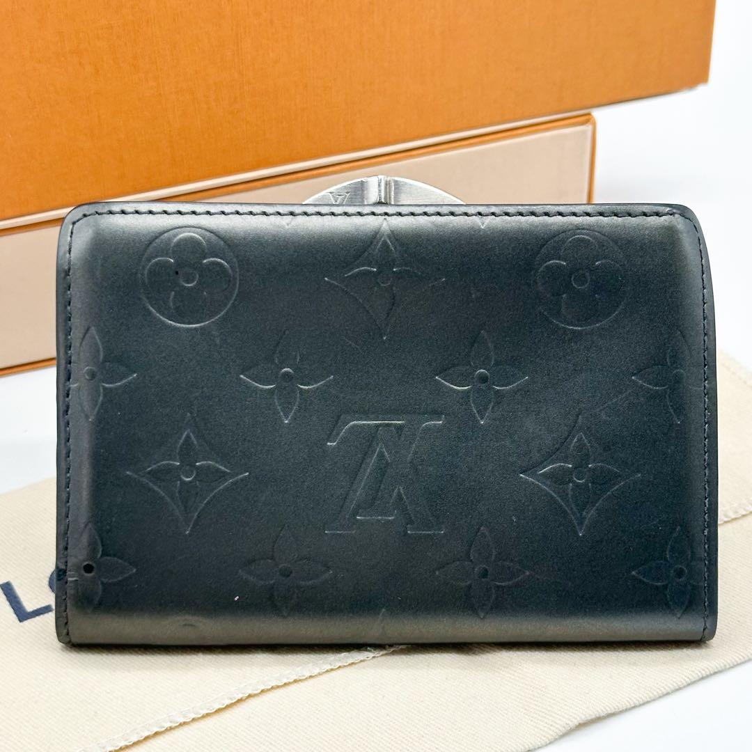 ルイヴィトン ポルトフォイユ ヴィエノワ ヴェルニ マット モノグラム がま口