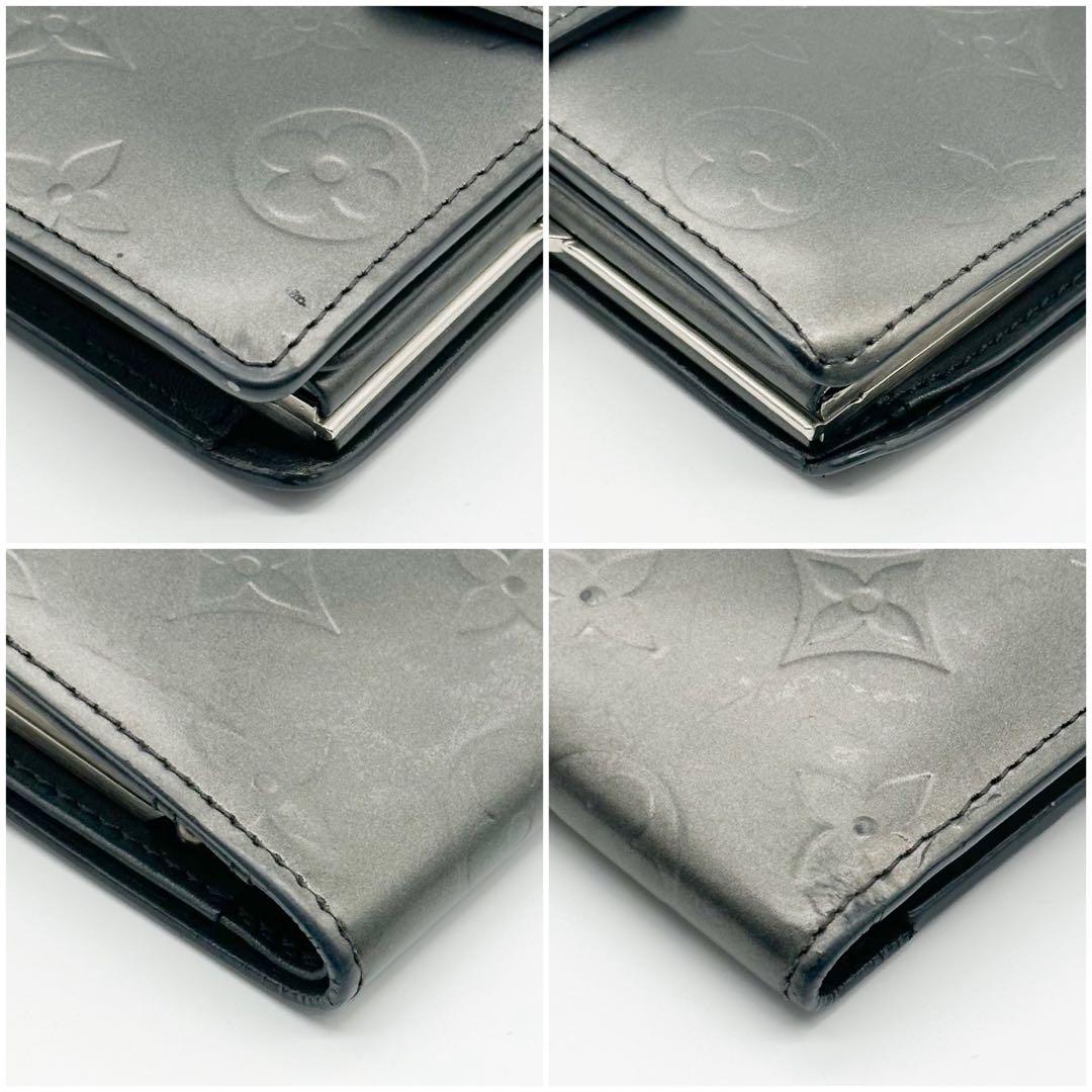 ルイヴィトン ポルトフォイユ ヴィエノワ ヴェルニ マット モノグラム がま口