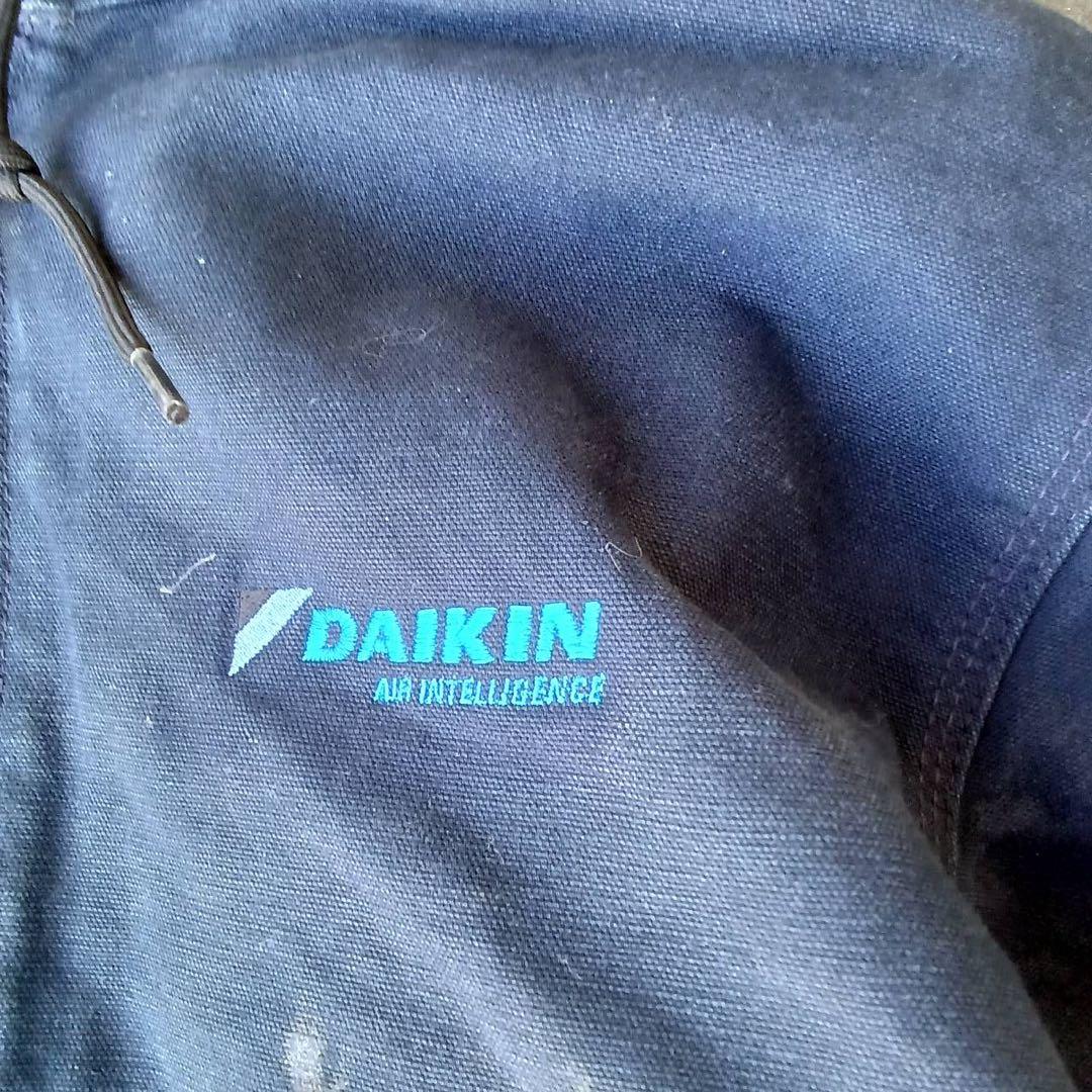 00s メキシコ製Carhartt アクティブジャケットネイビー 企業ロゴ