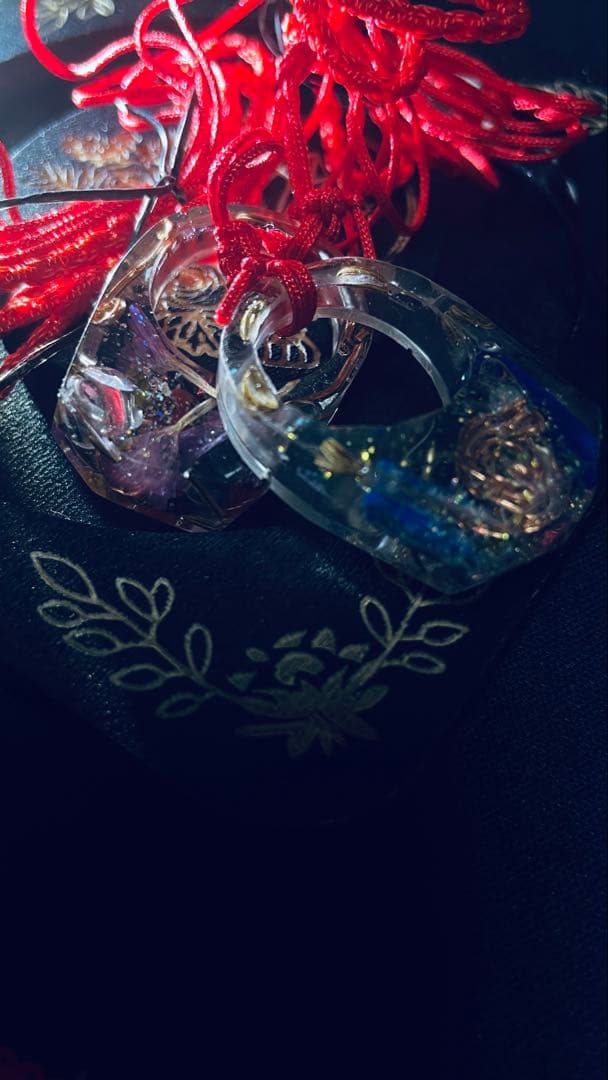 限定2身のお守りドラゴンウィング❤️リングオルゴナイト✨