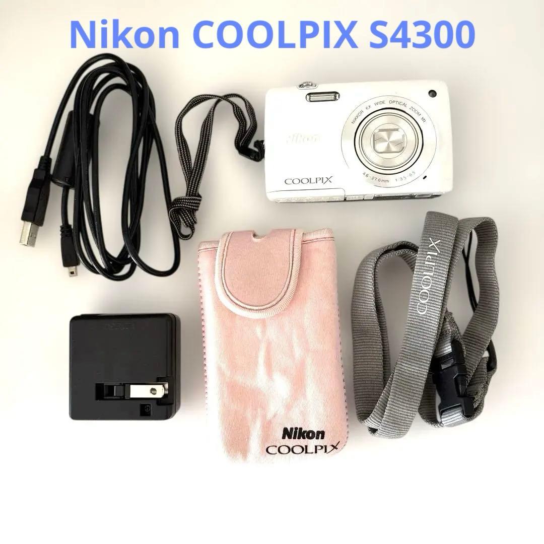 【美品】Nikon COOLPIX S4300 ホワイト