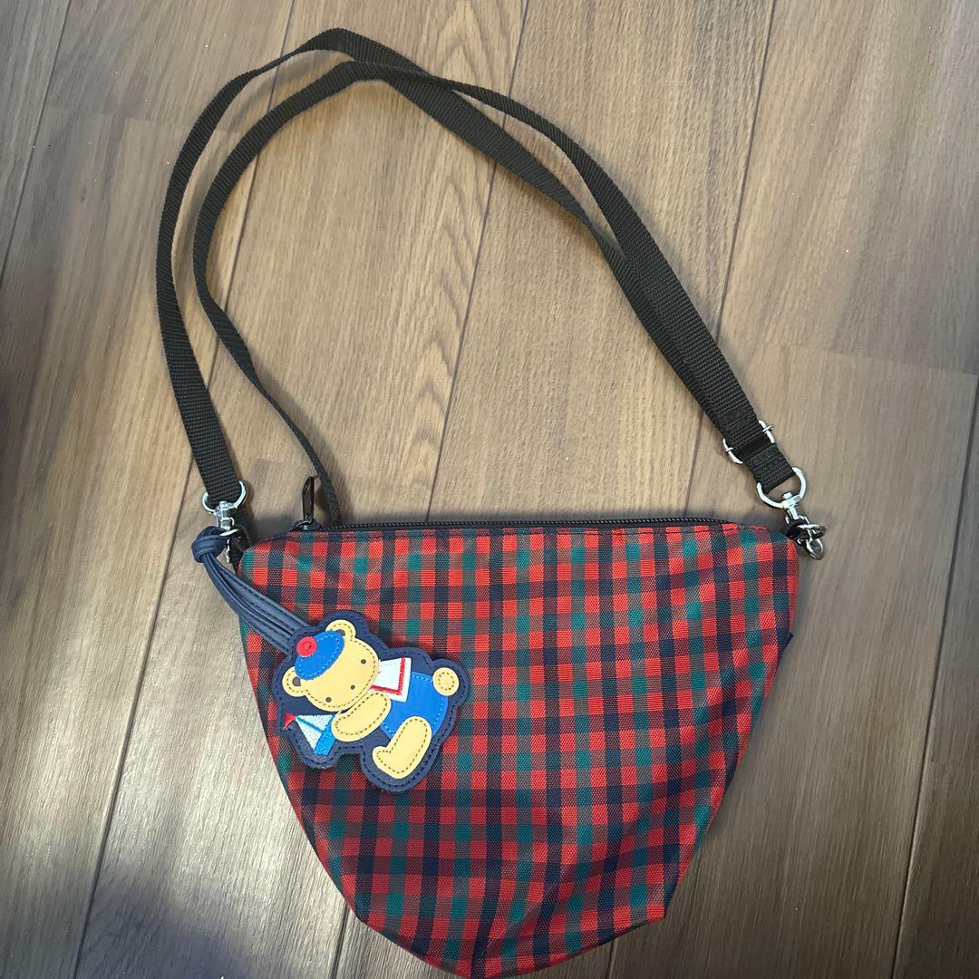 familiar ファミリア　ポシェット　赤