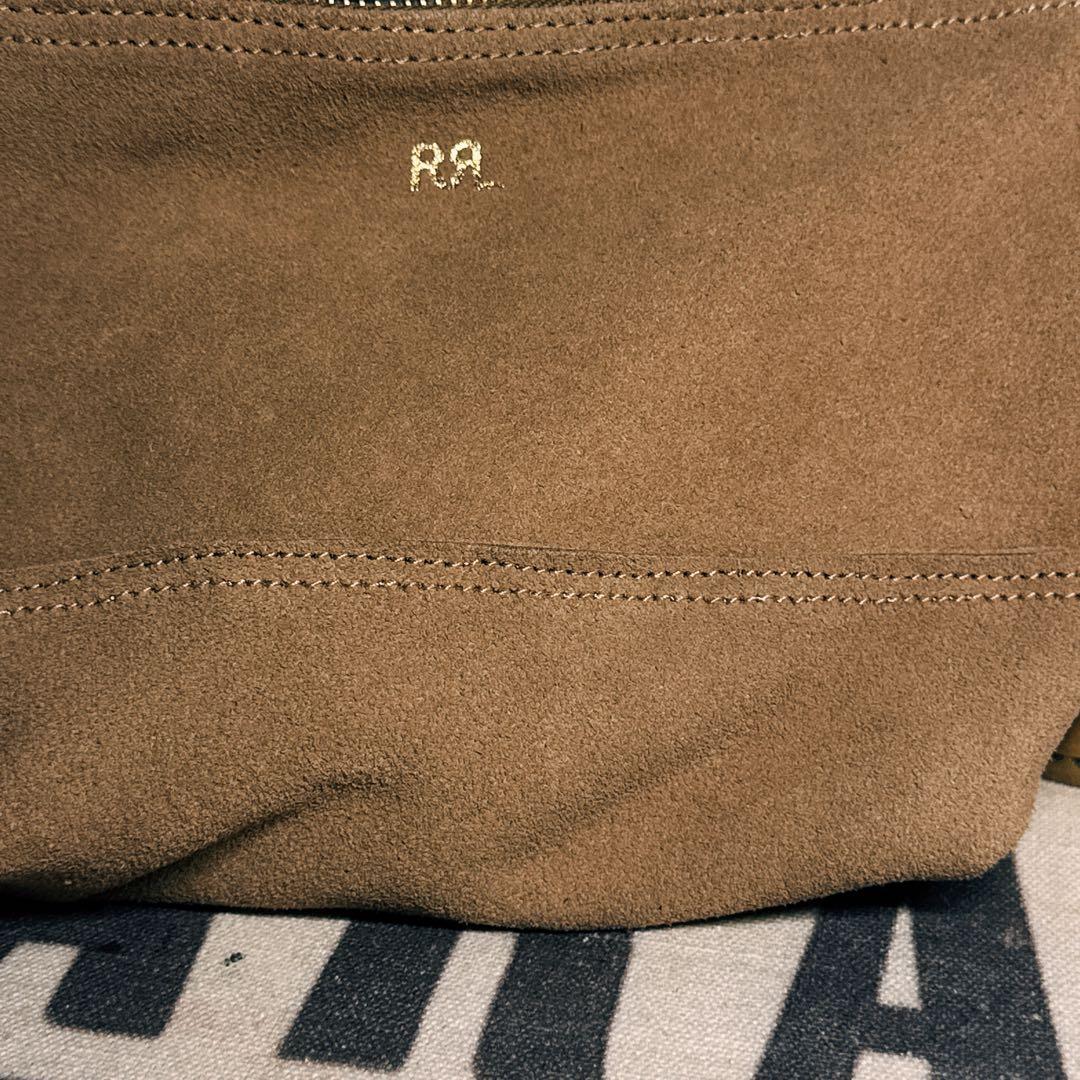 RRL スエード出張バッグ