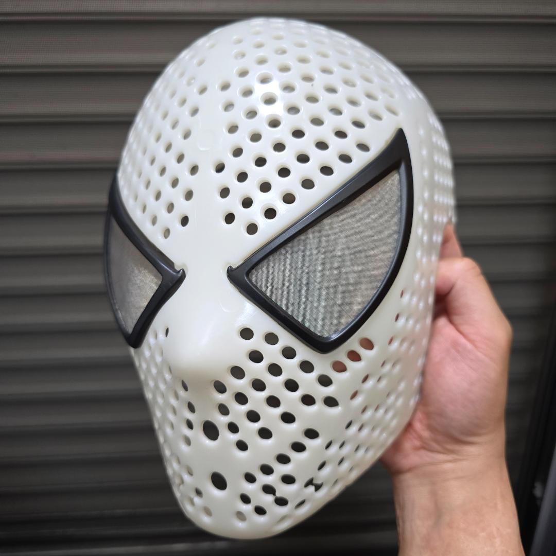 Spider-Man　シェルマスク　レンズ付き 本体　コスプレ　1/1