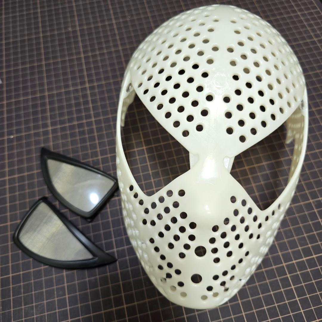 Spider-Man　シェルマスク　レンズ付き 本体　コスプレ　1/1