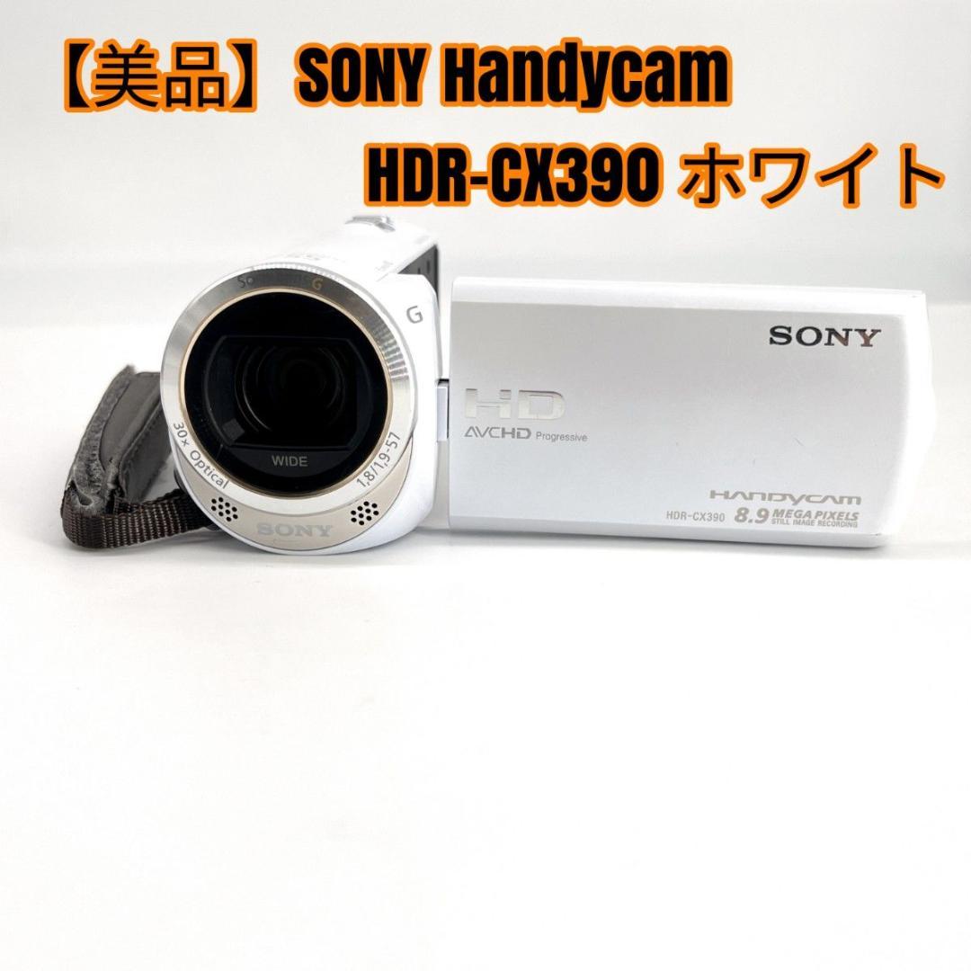【美品】SONY Handycam HDR-CX390 ホワイト
