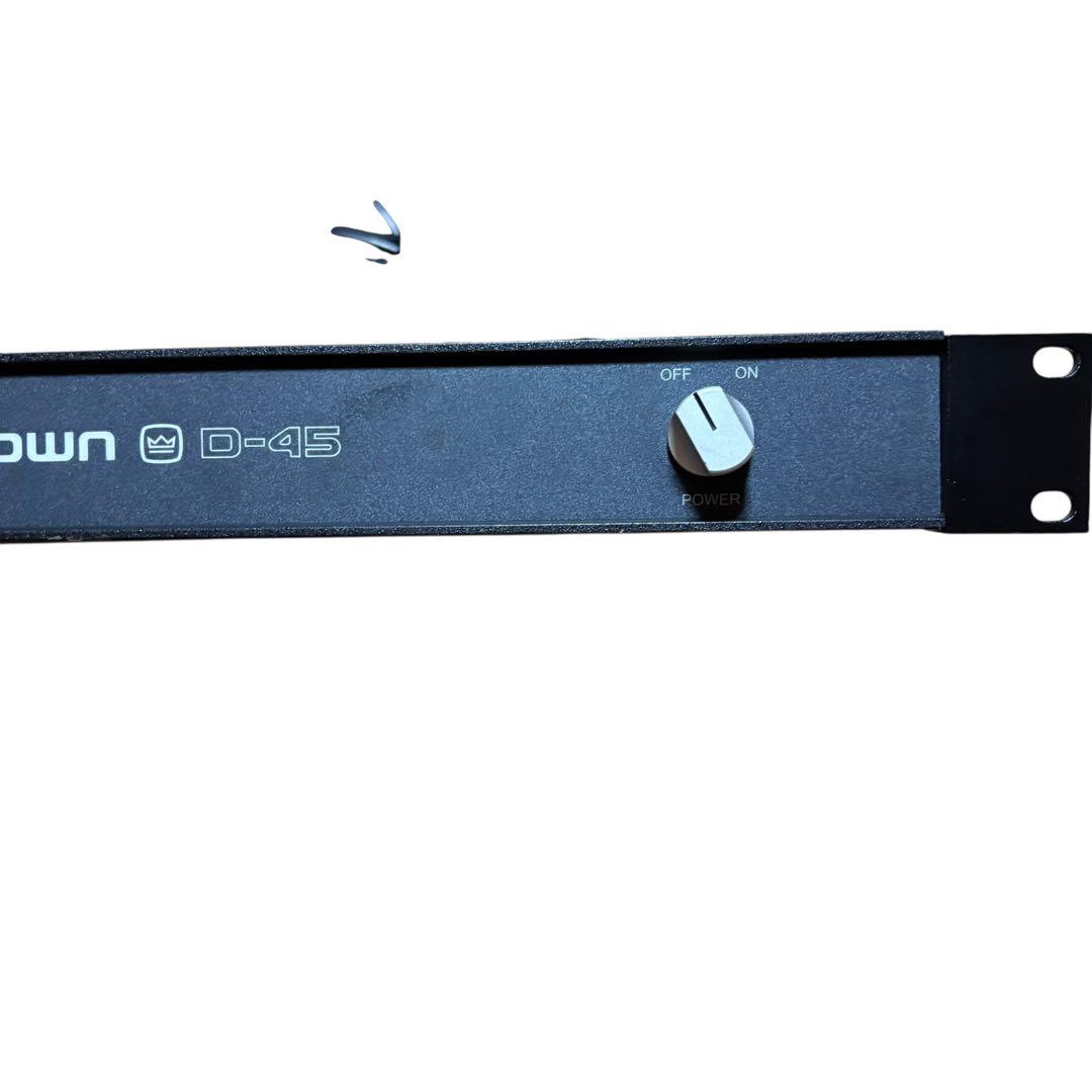動作確認済 Crown D-45 パワーアンプ クラウン