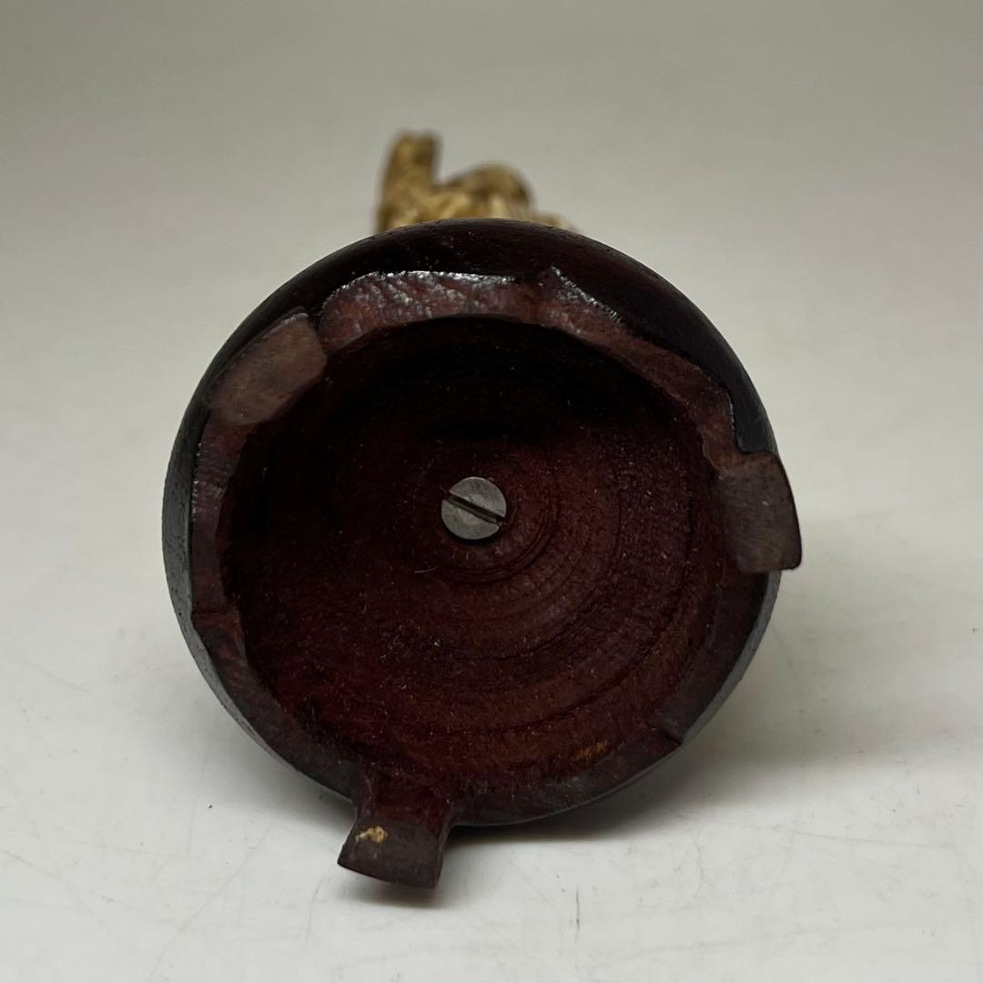 極上 唐物 寿老 置物 131g 東キ7-1129①